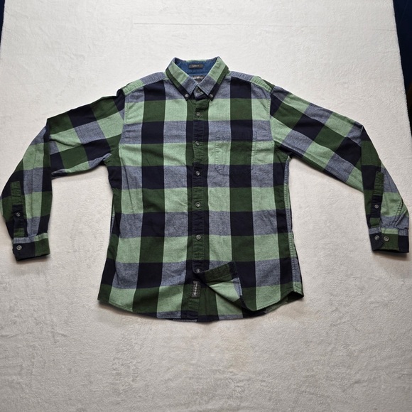 Eddie Bauer Other - Eddie Bauer Classic Fit Plaid Flannel Shirt Green Blue Men’s M